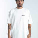 T-shirt Unexpected Basic White un Black